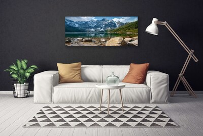 Slika na platnu Planine Šumsko jezero Planine Tatre