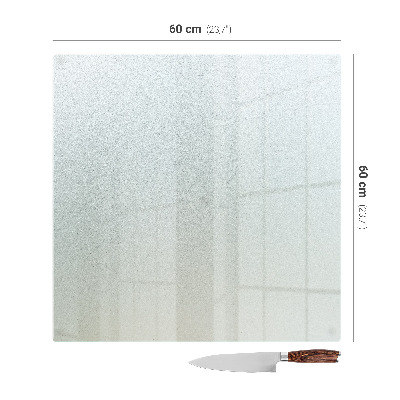 Stakleni poklopac za štednjak u kvadratnom obliku i poluprozirnog izgleda