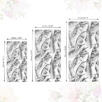 Vinilinė lipni plėvelė Bananų lapai