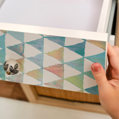 Dekoratyvinė plėvelė baldams Spalvingas retro raštas