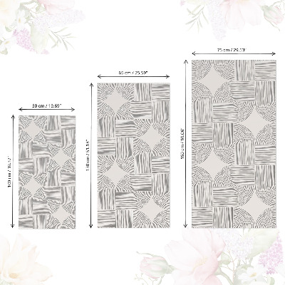Lipni plėvelė baldams Šiuolaikinė geometrija