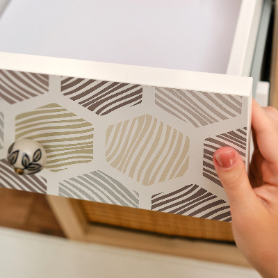 Dekoratyvinė plėvelė baldams Šešiakampė mozaika