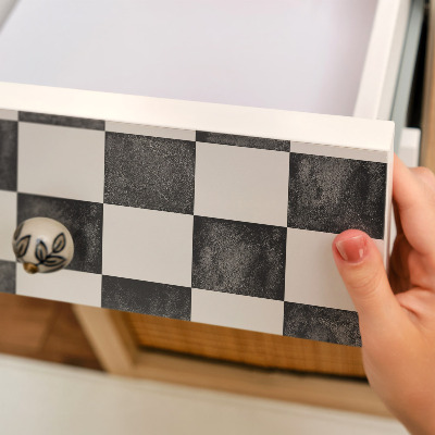 Vinilinė lipni plėvelė Šachmatų lentos menas