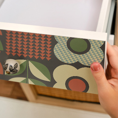 Dekoratyvinė plėvelė baldams Gėlių folkloras