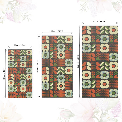 Dekoratyvinė plėvelė baldams Gėlių folkloras