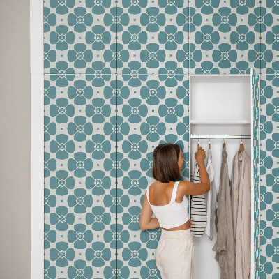 Lipni baldų plėvelė Gėlių geometrija