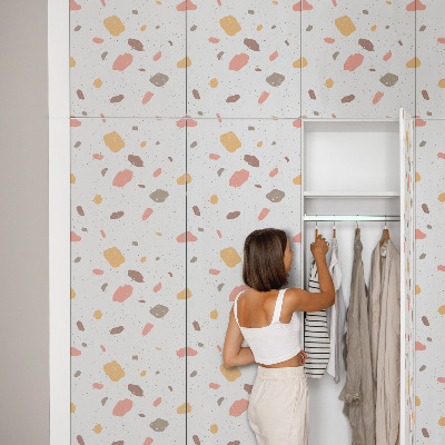 Lipni baldų plėvelė Akmens masės raštas