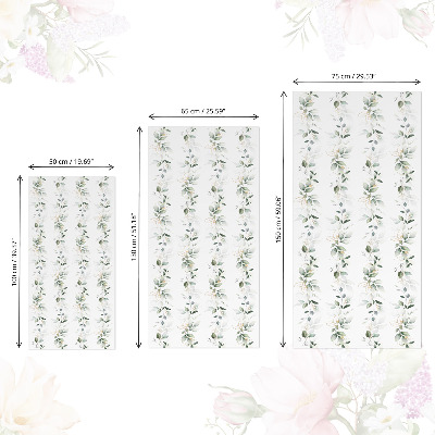 Klijuojama plėvelė baldams Augalų motyvas