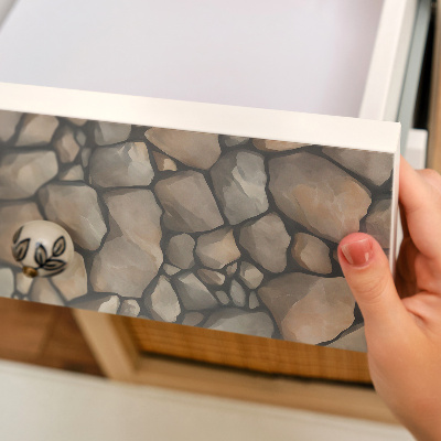 Baldų plėvelė Akmens tekstūra