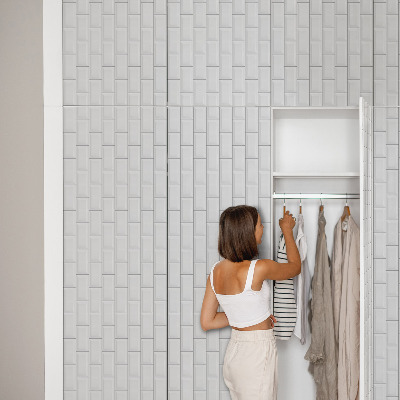 Vinilinė lipni plėvelė Baltos plytelės