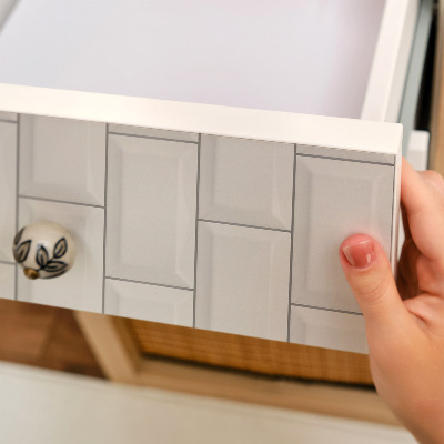 Vinilinė lipni plėvelė Baltos plytelės