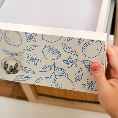 Baldų plėvelė Citrusinių vaisių raštas