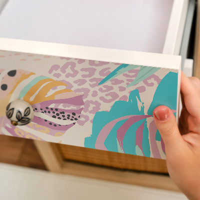 Klijuojama plėvelė baldams Spalvinga egzotika