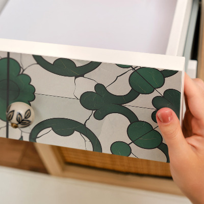 Baldų plėvelė Žali papuošalai