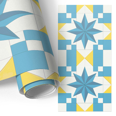 Dekoratyvinė plėvelė baldams Mėlynos žvaigždės