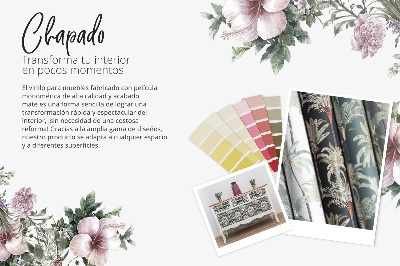 Klijuojama plėvelė baldams Vintažinės formos