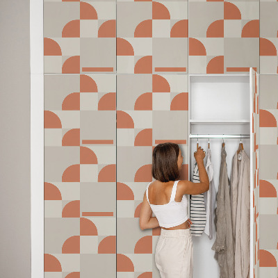 Klijuojama plėvelė baldams Vintažinės formos