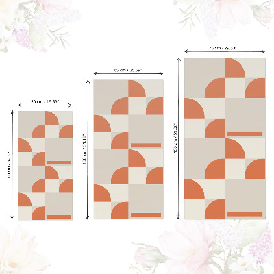 Klijuojama plėvelė baldams Vintažinės formos