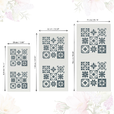 Vinilinė lipni plėvelė Geometrinės plytelės