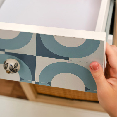 Dekoratyvinė plėvelė baldams Mėlyni ratai