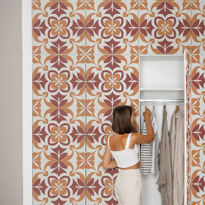 Klijuojama plėvelė baldams Gėlių raštas