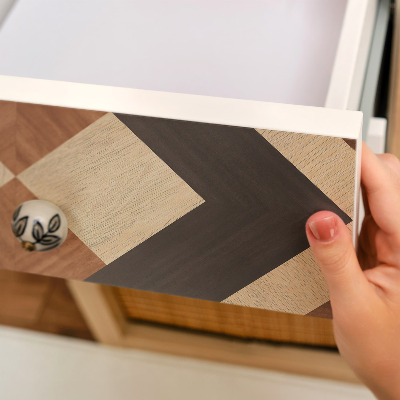 Klijuojama plėvelė baldams Mediniai kvadratai