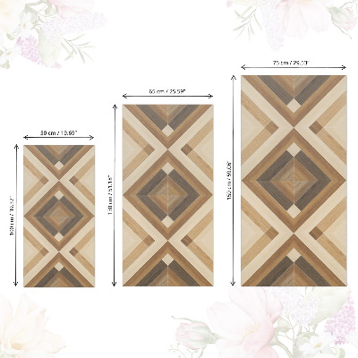 Lipni plėvelė baldams Medinė mozaika