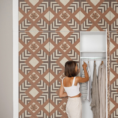 Klijuojama plėvelė baldams Kaimiškos plytelės