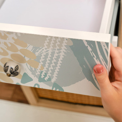 Klijuojama plėvelė baldams Šiuolaikinė abstrakcija