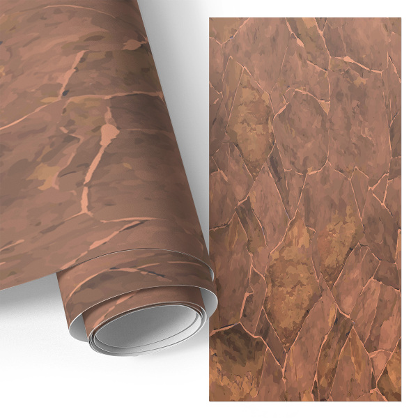 Lipni baldų plėvelė Akmens mozaika