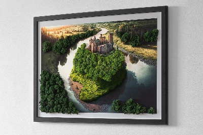 Slika od mahovine Dvorac na brdu