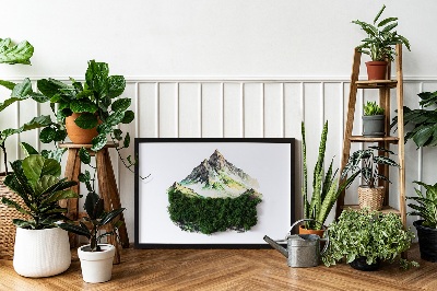 Slika od mahovine Vrh planine iznad šume