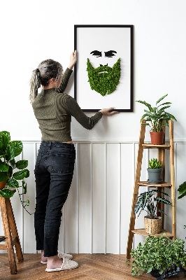 Slika od mahovine Hipster s bradom