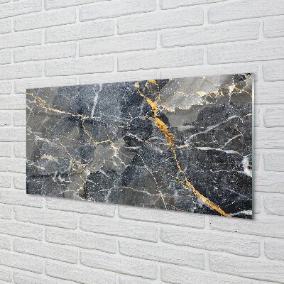Staklena slika Mramorni kameni zid