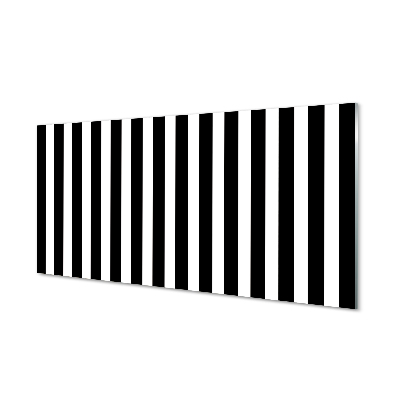 Staklena slika Geometrijske zebraste pruge