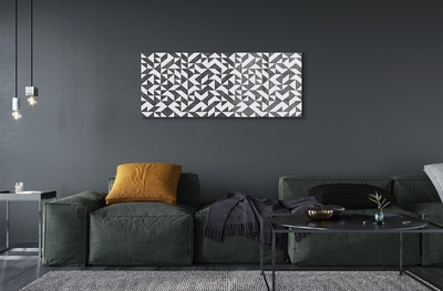 Staklena slika za zid Poligoni