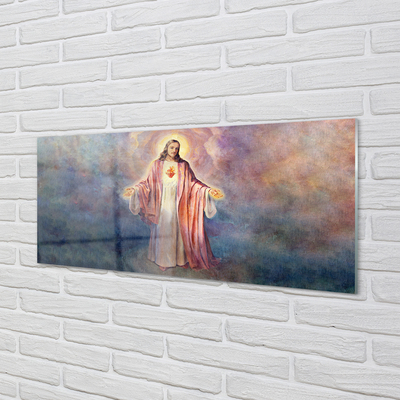 Staklena slika za zid Isus