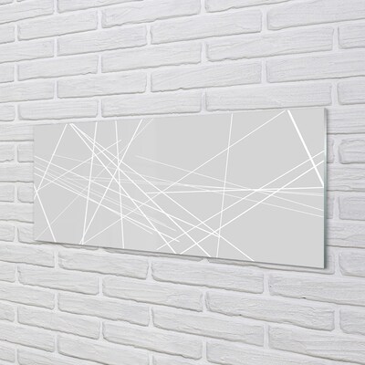 Staklena slika za zid Nepravilne linije