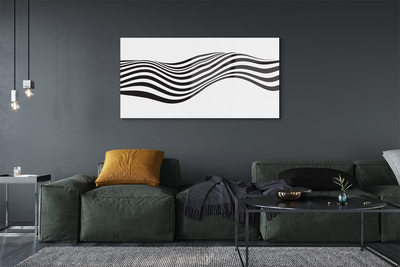 Staklena slika Val zebrinih pruga
