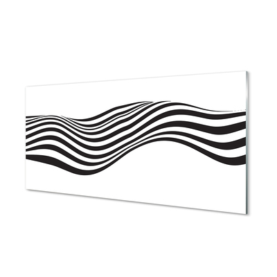Staklena slika Val zebrinih pruga