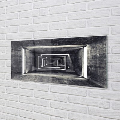 Staklena slika za zid Tunel