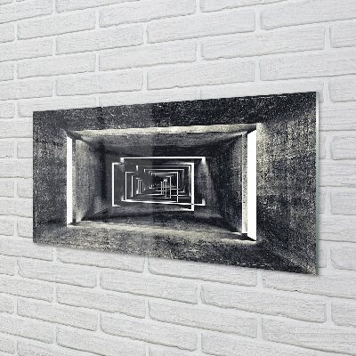 Staklena slika za zid Tunel