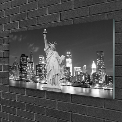 Staklena slika Kip slobode New York