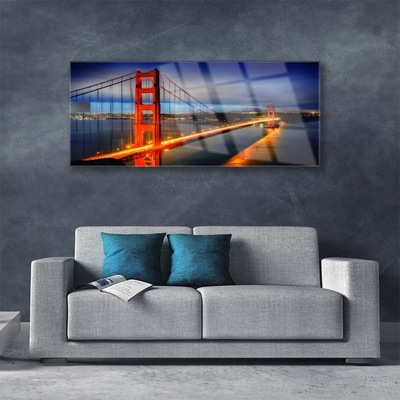 Staklena slika za zid Arhitektura mostova