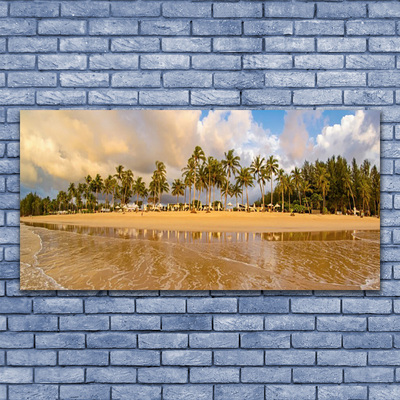 Fotografija na staklu Pejzaž plaže