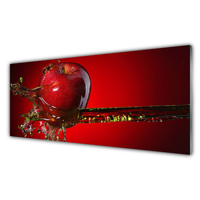 Fotografija na staklu Vodena kuhinja jabuke