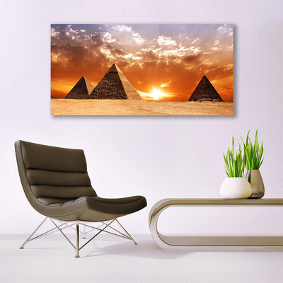 Staklena slika Arhitektura piramida