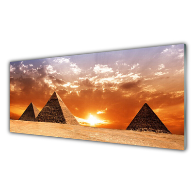 Staklena slika Arhitektura piramida