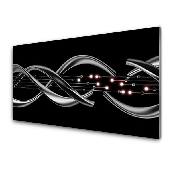 Staklena slika za zid Apstraktna grafika