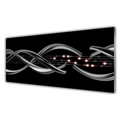 Staklena slika za zid Apstraktna grafika